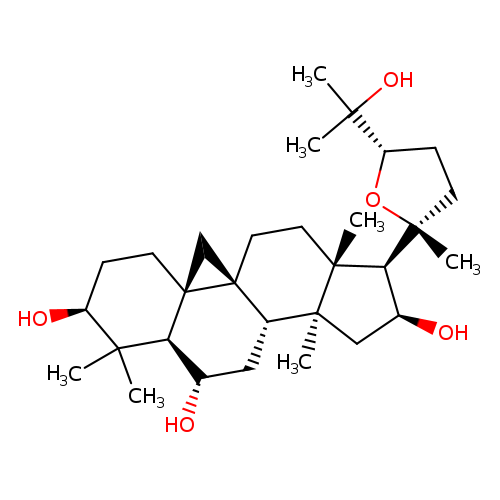 9,19-Cyclolanostane-3,6,16,25-tetrol, 20,24-epoxy-,(3b,6a,16b,20R,24S)-