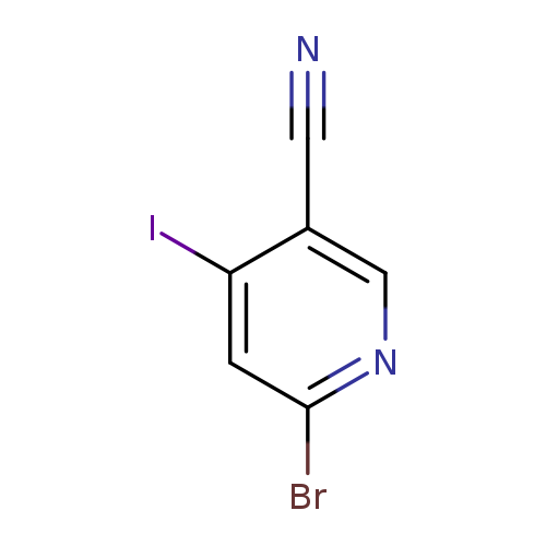 6-bromo-4-iodopyridine-3-carbonitrile