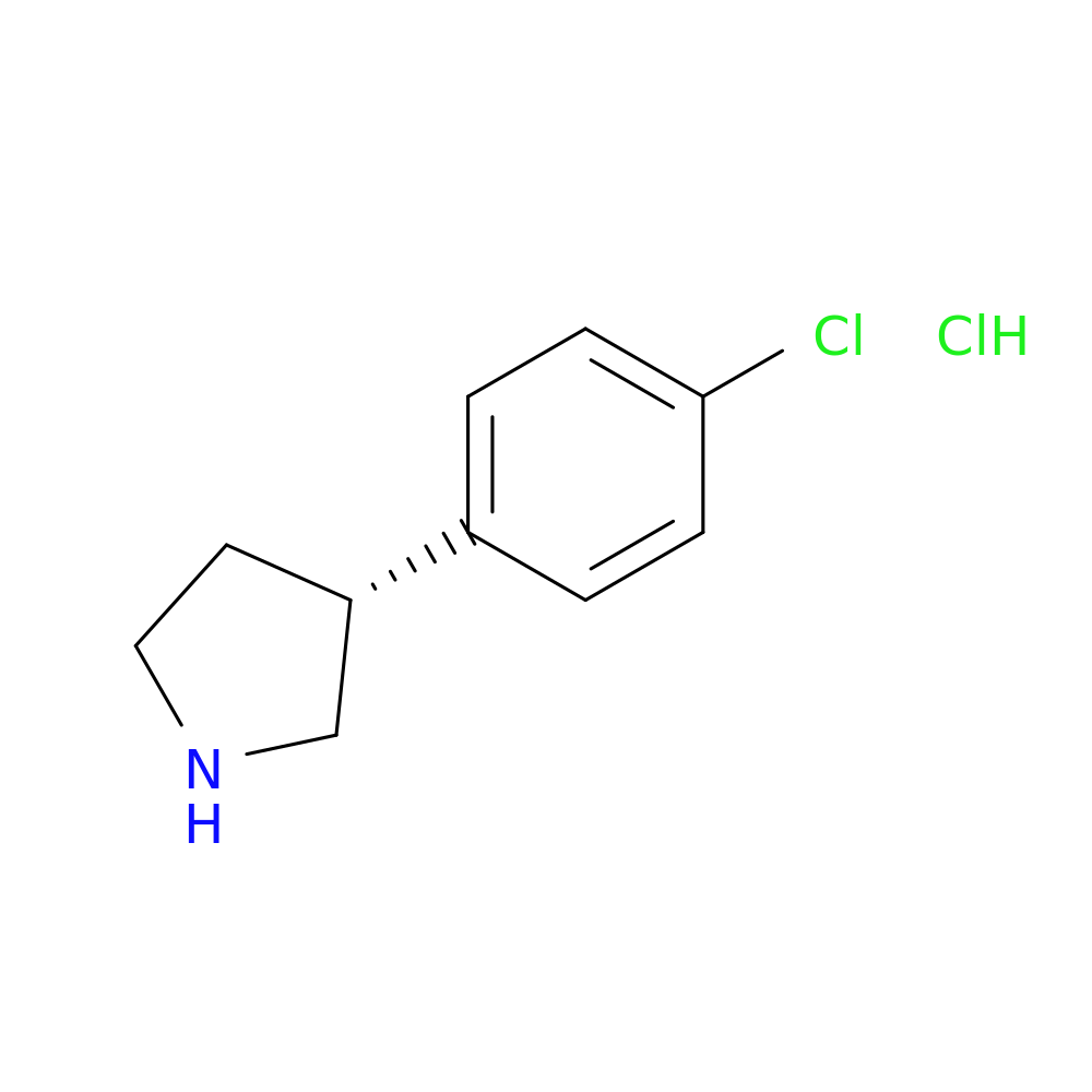 (R)-3-(4-CHLOROPHENYL)PYRROLIDINE HCL