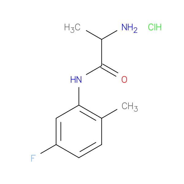 N~1~-(5-fluoro-2-methylphenyl)alaninamide hydrochloride