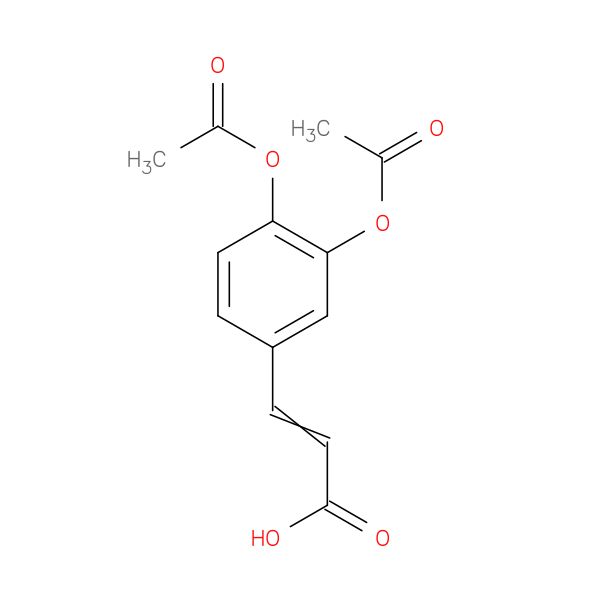 3-(3,4-Diacetoxyphenyl)-2-propenoic acid