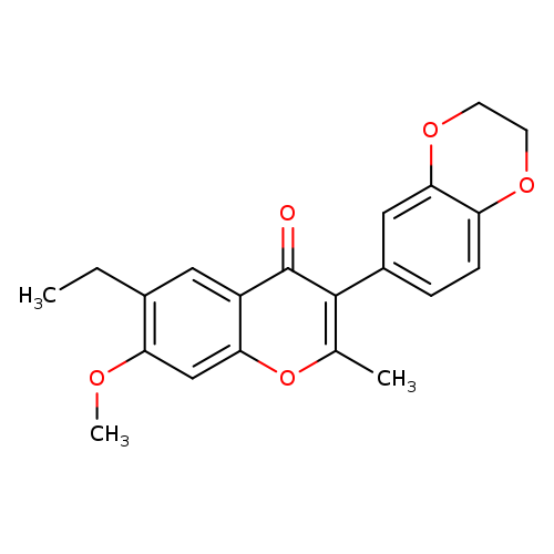 3-(2,3-dihydro-1,4-benzodioxin-6-yl)-6-ethyl-7-methoxy-2-methyl-4H-chromen-4-one