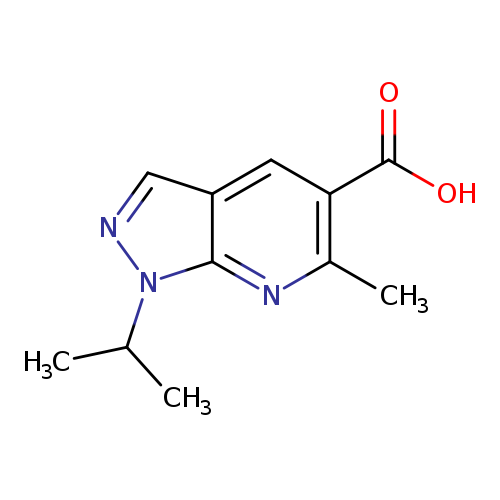 6-methyl-1-(propan-2-yl)-1H-pyrazolo[3,4-b]pyridine-5-carboxylic acid