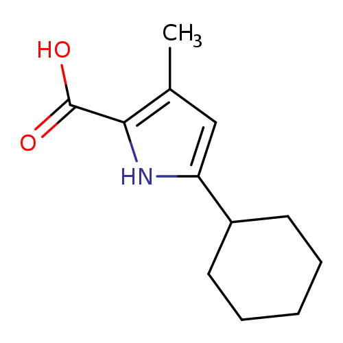 5-Cyclohexyl-3-methyl-1H-pyrrole-2-carboxylic acid