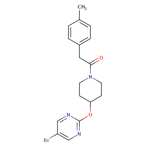 1-{4-[(5-bromopyrimidin-2-yl)oxy]piperidin-1-yl}-2-(4-methylphenyl)ethan-1-one