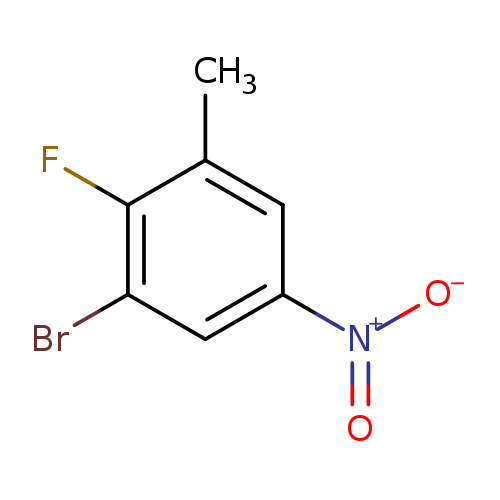 Benzene, 1-bromo-2-fluoro-3-methyl-5-nitro-