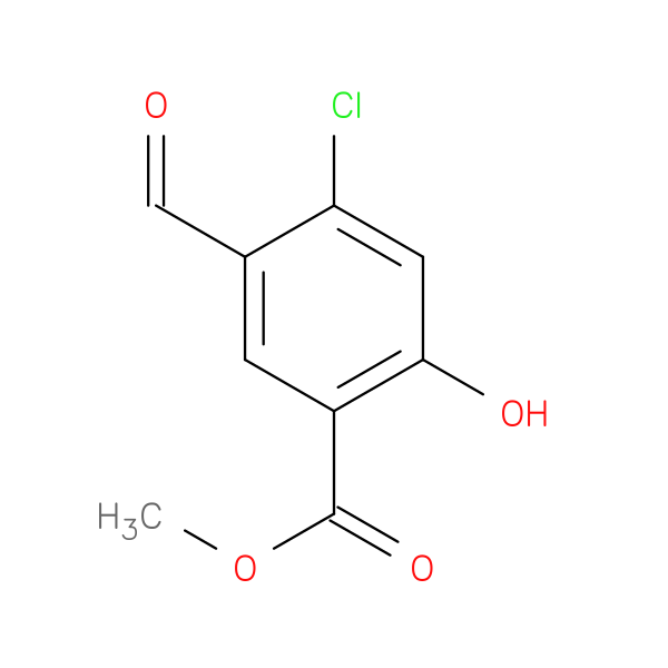 methyl 4-chloro-5-formyl-2-hydroxybenzoate