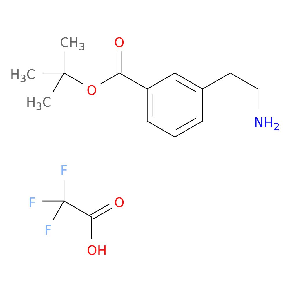tert-butyl 3-(2-aminoethyl)benzoate; trifluoroacetic acid