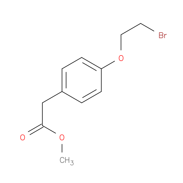 methyl 2-[4-(2-bromoethoxy)phenyl]acetate