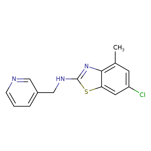 6-Chloro-4-methyl-n-(pyridin-3-ylmethyl)benzo[d]thiazol-2-amine
