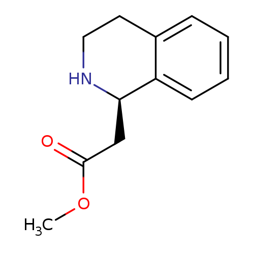 1-Isoquinolineacetic  acid,1,2,3,4-tetrahydro-,methyl  ester,(R)-  (9CI)