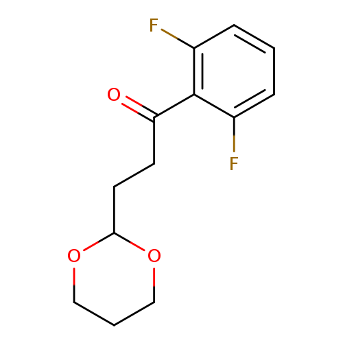 2',6'-Difluoro-3-(1,3-dioxan-2-yl)propiophenone