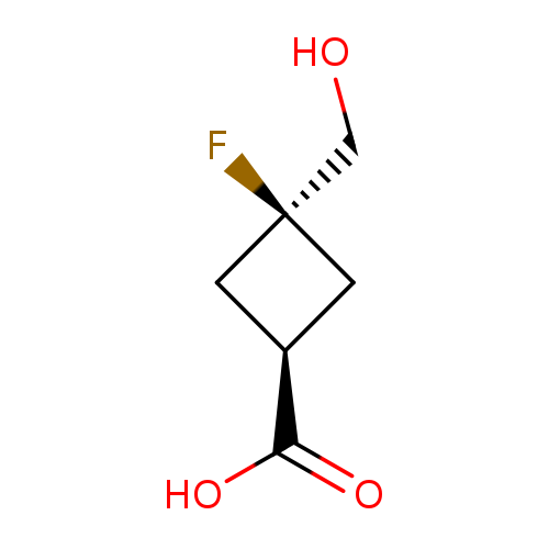 (1s,3s)-3-fluoro-3-(hydroxymethyl)cyclobutane-1-carboxylic acid