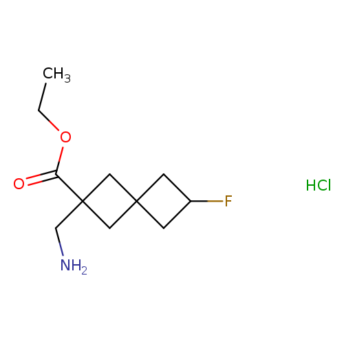 ethyl2-(aminomethyl)-6-fluorospiro[3.3]heptane-2-carboxylatehydrochloride