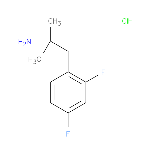 1-(2,4-difluorophenyl)-2-methylpropan-2-amine hydrochloride