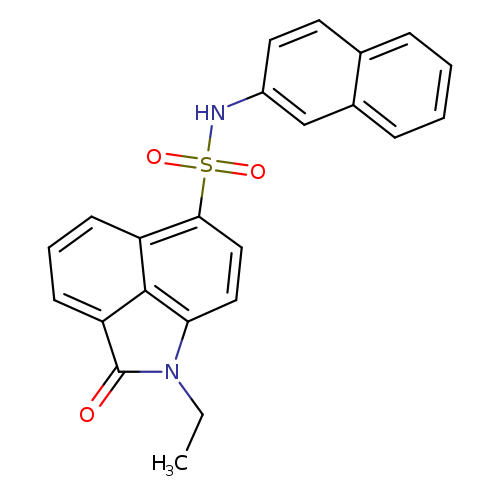 1-ethyl-N-(2-naphthyl)-2-oxo-1,2-dihydrobenzo[cd]indole-6-sulfonamide