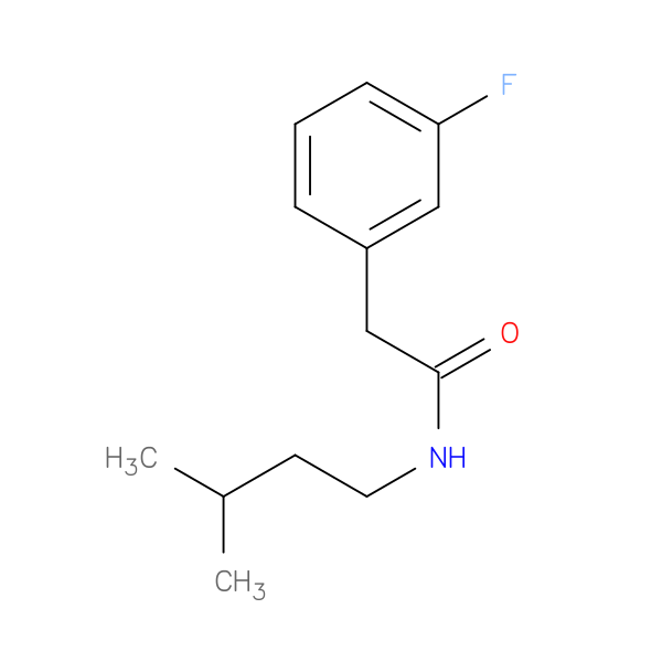 2-(3-fluorophenyl)-N-isopentylacetamide