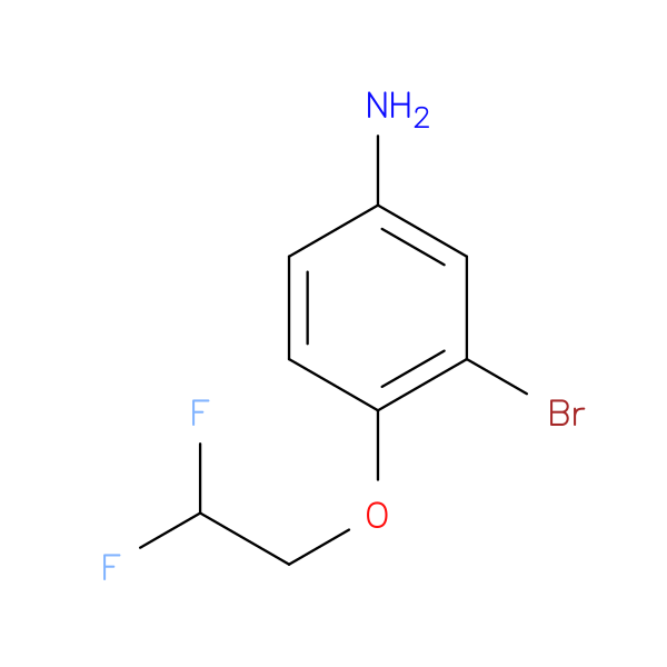 3-bromo-4-(2,2-difluoroethoxy)aniline