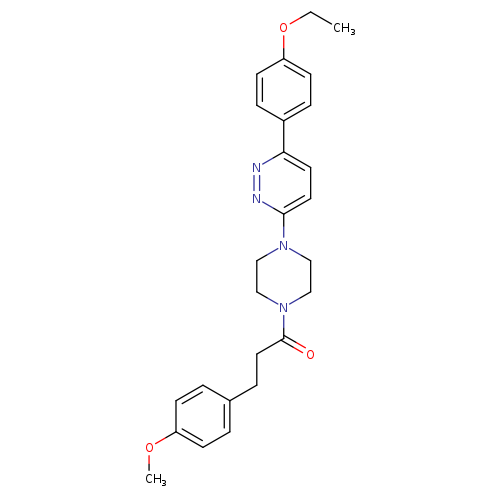 1-{4-[6-(4-ethoxyphenyl)pyridazin-3-yl]piperazin-1-yl}-3-(4-methoxyphenyl)propan-1-one