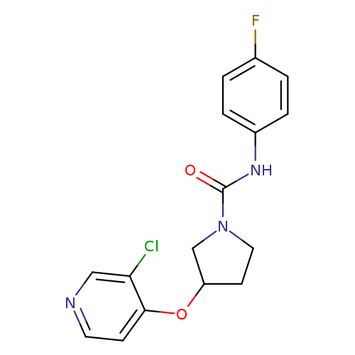 3-[(3-chloropyridin-4-yl)oxy]-N-(4-fluorophenyl)pyrrolidine-1-carboxamide