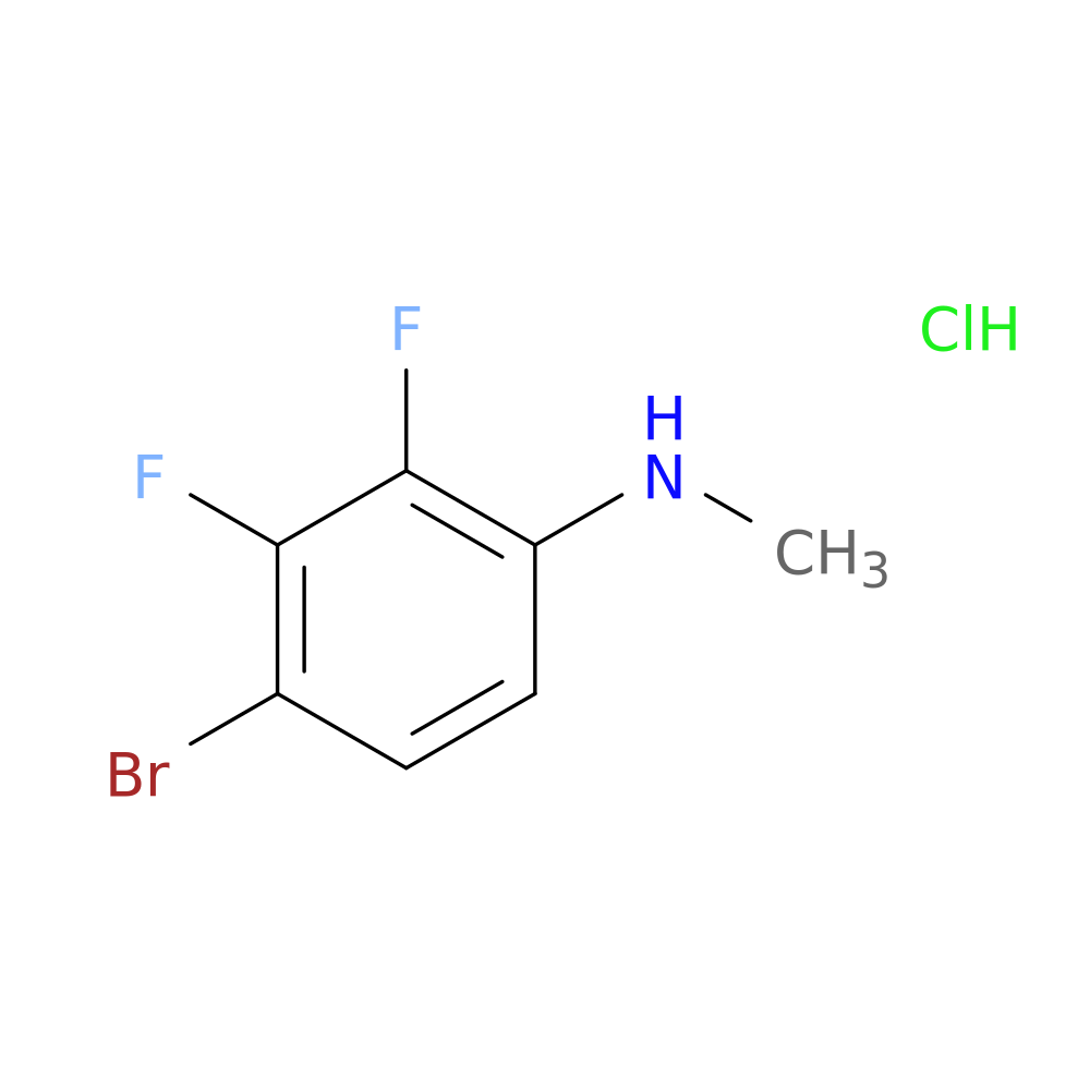4-bromo-2,3-difluoro-N-methylaniline hydrochloride