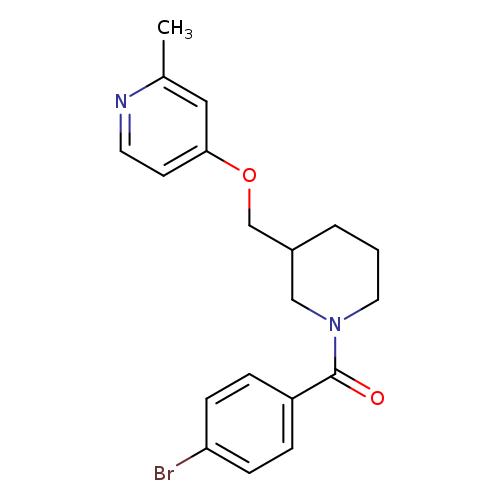 4-{[1-(4-bromobenzoyl)piperidin-3-yl]methoxy}-2-methylpyridine