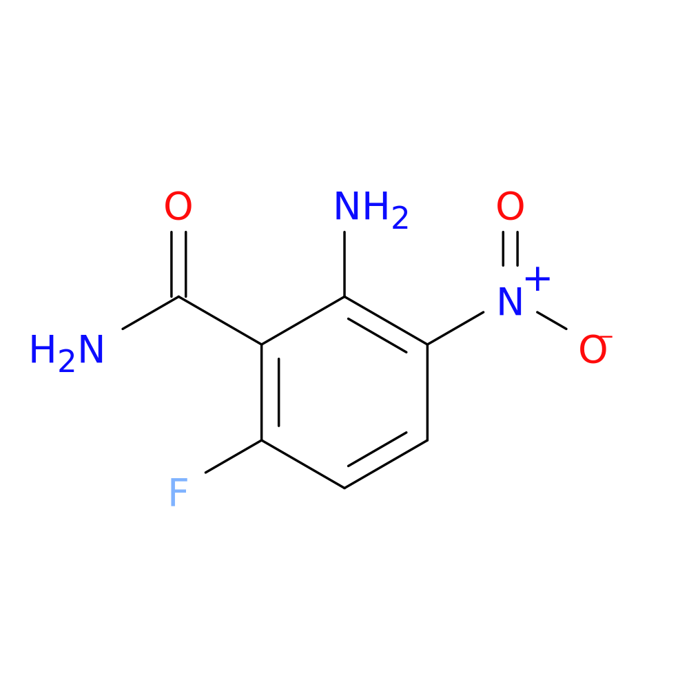 2-Amino-6-fluoro-3-nitrobenzamide