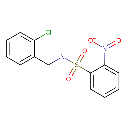 N-[(2-chlorophenyl)methyl]-2-nitrobenzene-1-sulfonamide