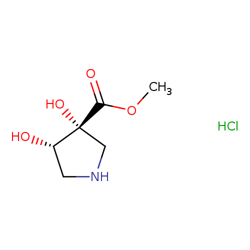 rac-methyl (3R,4S)-3,4-dihydroxypyrrolidine-3-carboxylate hydrochloride
