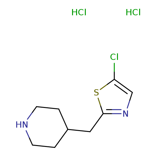 4-[(5-chloro-1,3-thiazol-2-yl)methyl]piperidine dihydrochloride