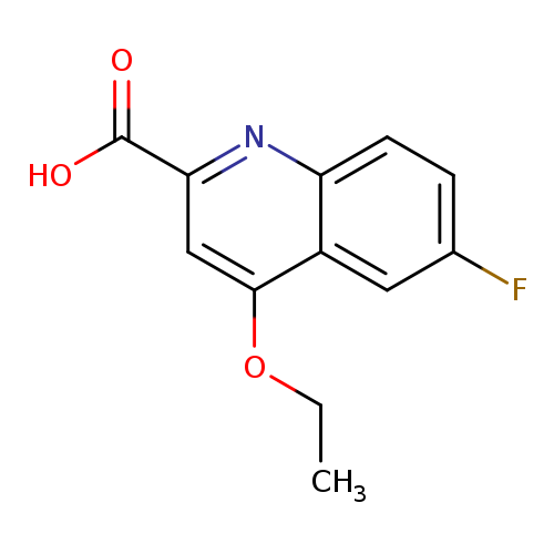4-Ethoxy-6-fluoroquinoline-2-carboxylic acid