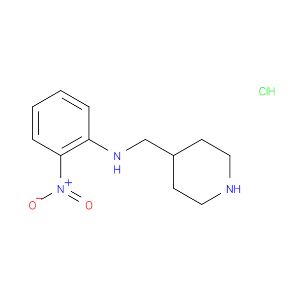 2-Nitro-N-(piperidin-4-ylmethyl)aniline hydrochloride