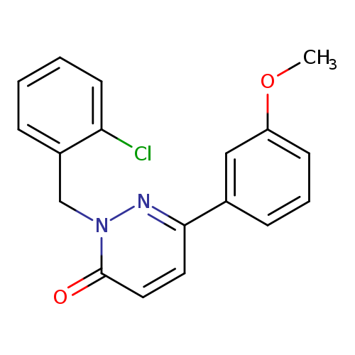 2-[(2-chlorophenyl)methyl]-6-(3-methoxyphenyl)-2,3-dihydropyridazin-3-one