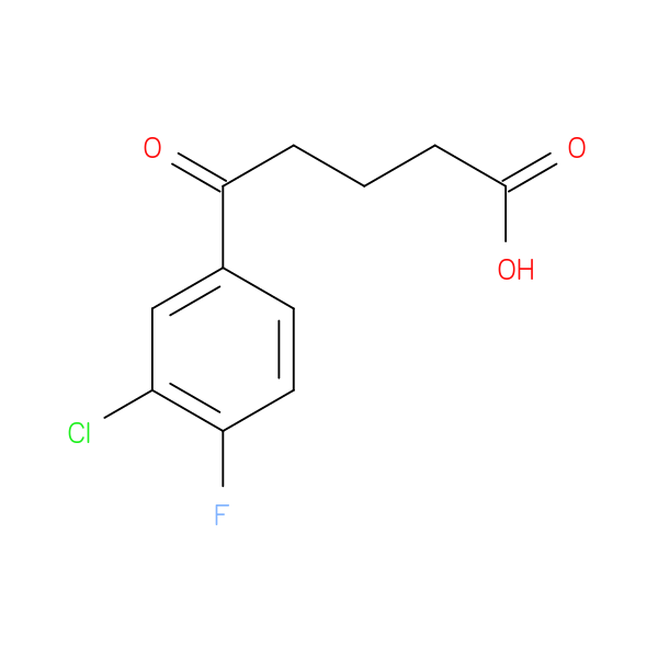 5-(3-Chloro-4-fluorophenyl)-5-oxovaleric acid