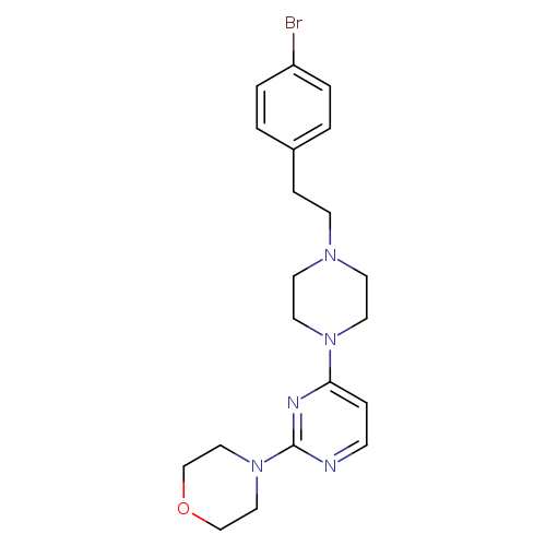 4-(4-{4-[2-(4-bromophenyl)ethyl]piperazin-1-yl}pyrimidin-2-yl)morpholine
