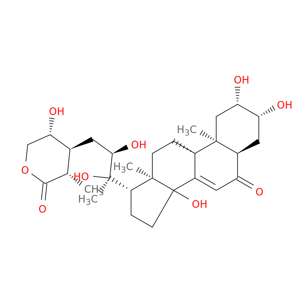 (3S,4S,5R)-4-((2R,3R)-2,3-Dihydroxy-3-((2S,3R,5R,9R,10R,13R,17S)-2,3,14-Trihydroxy-10,13-Dimethyl-6-Oxo-2,3,4,5,6,9,10,11,12,13,14,15,16,17-Tetradecahydro-1H-Cyclopenta[A]Phenanthren-17-Yl)Butyl)-5-Hydroxy-3-Methyltetrahydro-2H-Pyran-2-One