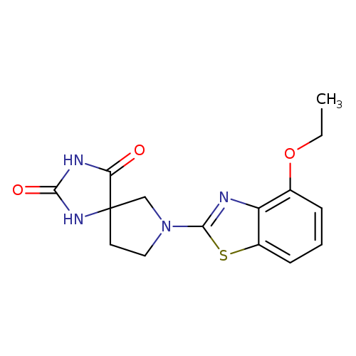 7-(4-ethoxy-1,3-benzothiazol-2-yl)-1,3,7-triazaspiro[4.4]nonane-2,4-dione