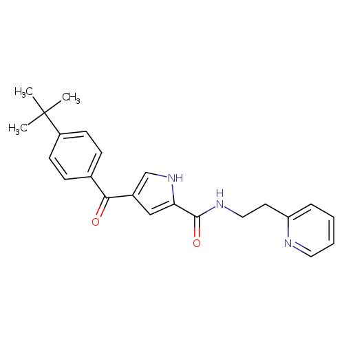 4-(4-tert-butylbenzoyl)-N-[2-(pyridin-2-yl)ethyl]-1H-pyrrole-2-carboxamide
