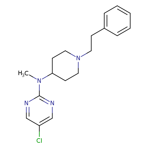 5-chloro-N-methyl-N-[1-(2-phenylethyl)piperidin-4-yl]pyrimidin-2-amine