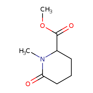 2-​piperidinecarboxylic acid, 1-​methyl-​6-​oxo-​, methyl ester