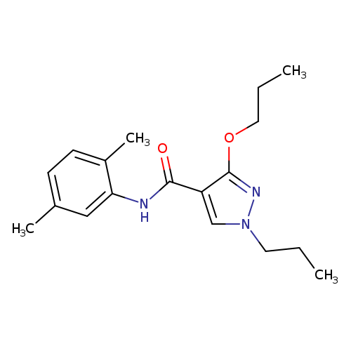N-(2,5-dimethylphenyl)-3-propoxy-1-propyl-1H-pyrazole-4-carboxamide