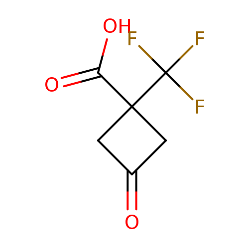 3-Oxo-1-(trifluoromethyl)cyclobutane-1-carboxylic acid
