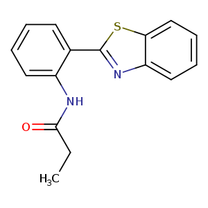 N-[2-(1,3-benzothiazol-2-yl)phenyl]propanamide