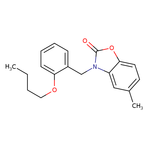 3-[(2-butoxyphenyl)methyl]-5-methyl-2,3-dihydro-1,3-benzoxazol-2-one