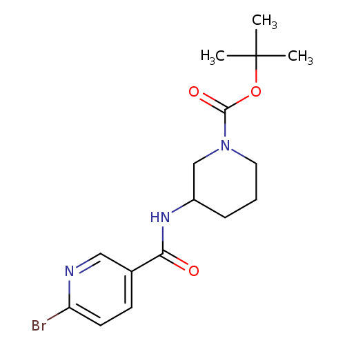 tert-butyl 3-(6-bromopyridine-3-amido)piperidine-1-carboxylate