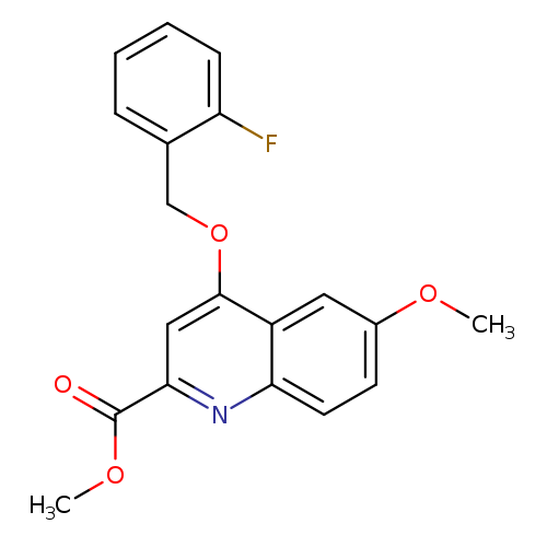 4-(2-Fluoro-benzyloxy)-6-methoxy-quinoline-2-carboxylic acid methyl ester