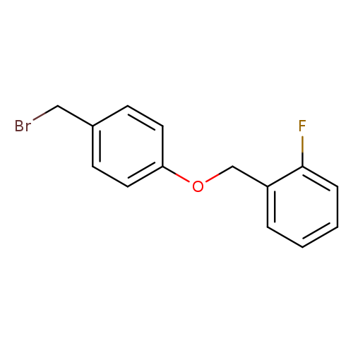 1-{[4-(bromomethyl)phenoxy]methyl}-2-fluorobenzene