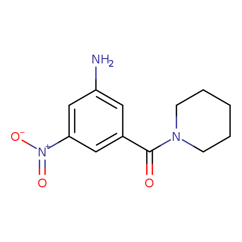 [3-Nitro-5-(piperidin-1-ylcarbonyl)phenyl]amine