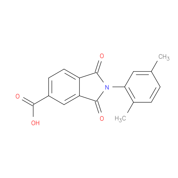 2-(2,5-Dimethyl-phenyl)-1,3-dioxo-2,3-dihydro-1h-isoindole-5-carboxylic acid