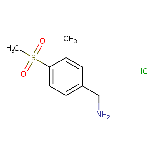 1-(4-methanesulfonyl-3-methylphenyl)methanaminehydrochloride